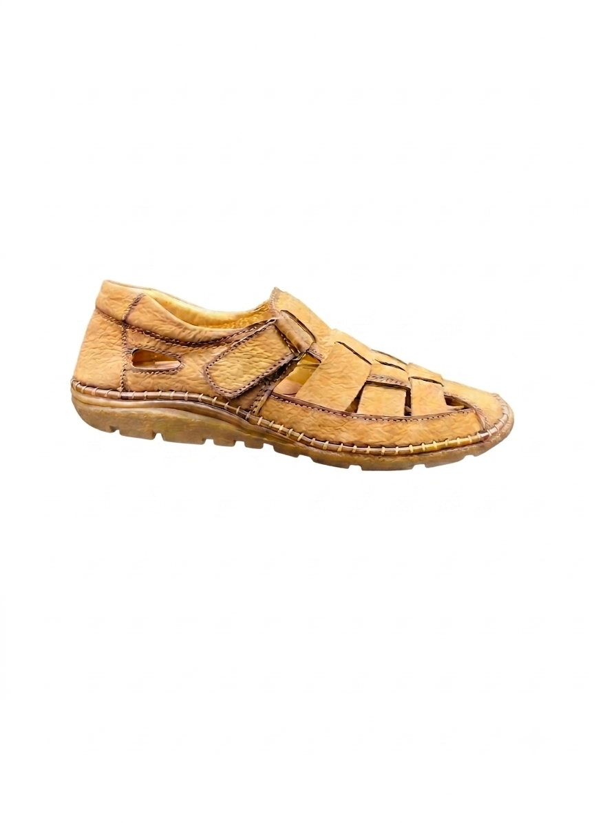 Men's Premium Leather Fisherman Sandals – Tan Brown