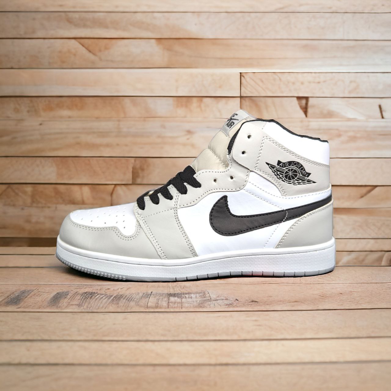 Air Jordan 1 High White & Ash Grey High Top Sneakers Price in BD