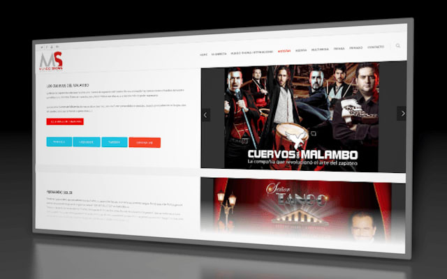 MUNDO SHOWS, PRODUCTORA DE EVENTOS INTERNACIONALES. DISEÑO WEB E IMAGEN, SISTEMA WORDPRESS AUTOADMINISTRABLE MUNDO SHOWS, PRODUCTORA DE EVENTOS INTERNACIONALES. DISEÑO WEB E IMAGEN, SISTEMA WORDPRESS AUTOADMINISTRABLE