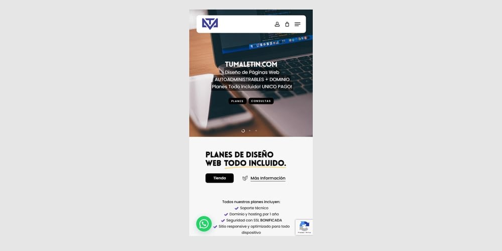 PÁGINAS WEB ECONÓMICAS EN ARGENTINA | DESDE AR$350.000. 2 TUMALETIN.COM. PÁGINAS WEB RESPONSIVAS, ADAPTADAS A TODOS LOS DISPOSITIVOS