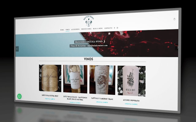 MISTICA WINES, DISEÑO WEB, SISTEMA WORDPRESS AUTOADMINISTRABLE MISTICA WINES, DISEÑO WEB, SISTEMA WORDPRESS AUTOADMINISTRABLE
