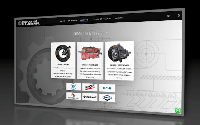 REPUESTOS LA UNIVERSAL, DISEÑO WEB, SISTEMA WORDPRESS AUTOADMINISTRABLE, LANDING PAGE REPUESTOS LA UNIVERSAL, DISEÑO WEB, SISTEMA WORDPRESS AUTOADMINISTRABLE, LANDING PAGE