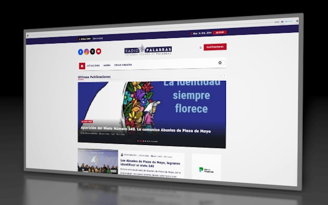 RADIO PALABRAS, DIARIO ONLINE, DISEÑO WEB, IMAGEN, SISTEMA WORDPRESS AUTOADMINISTRABLE, LANDING PAGE RADIO PALABRAS, DIARIO ONLINE, DISEÑO WEB, IMAGEN, SISTEMA WORDPRESS AUTOADMINISTRABLE, LANDING PAGE