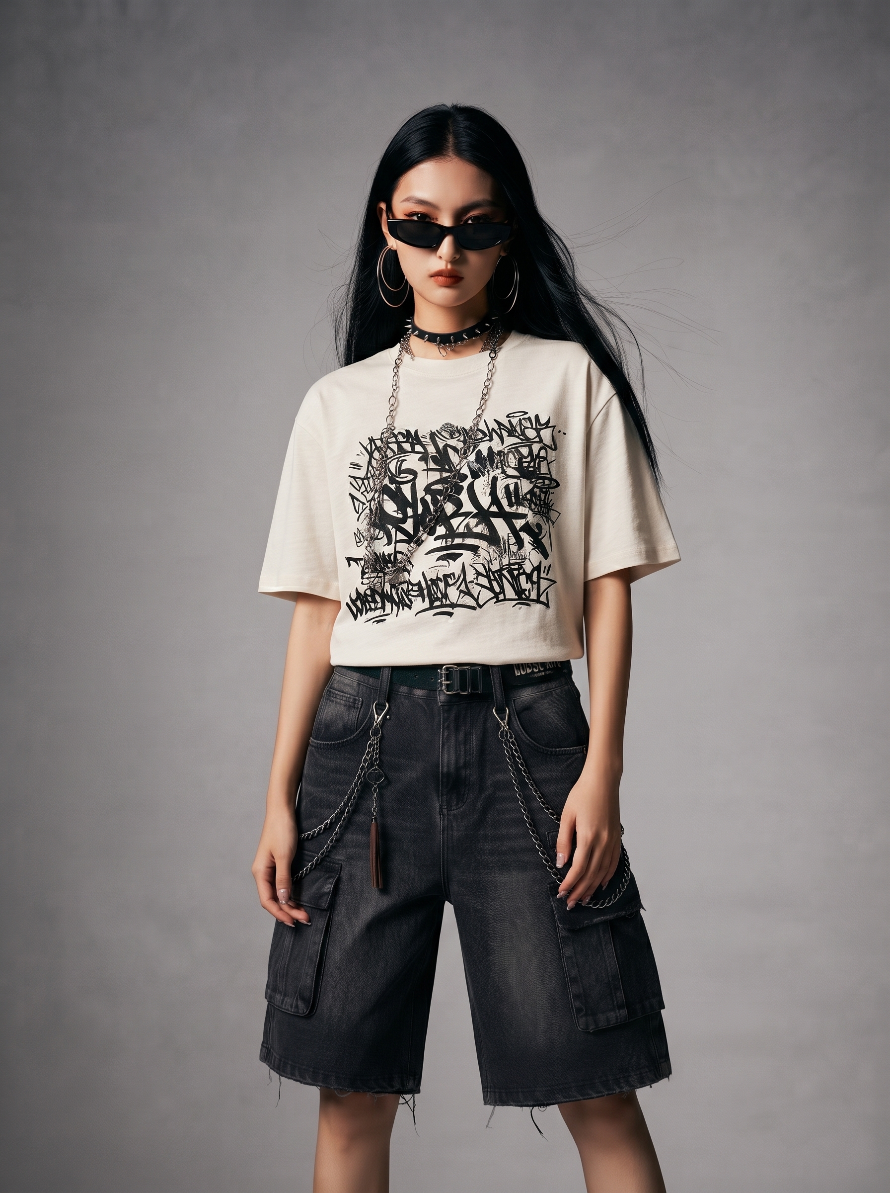 Women's line, full length