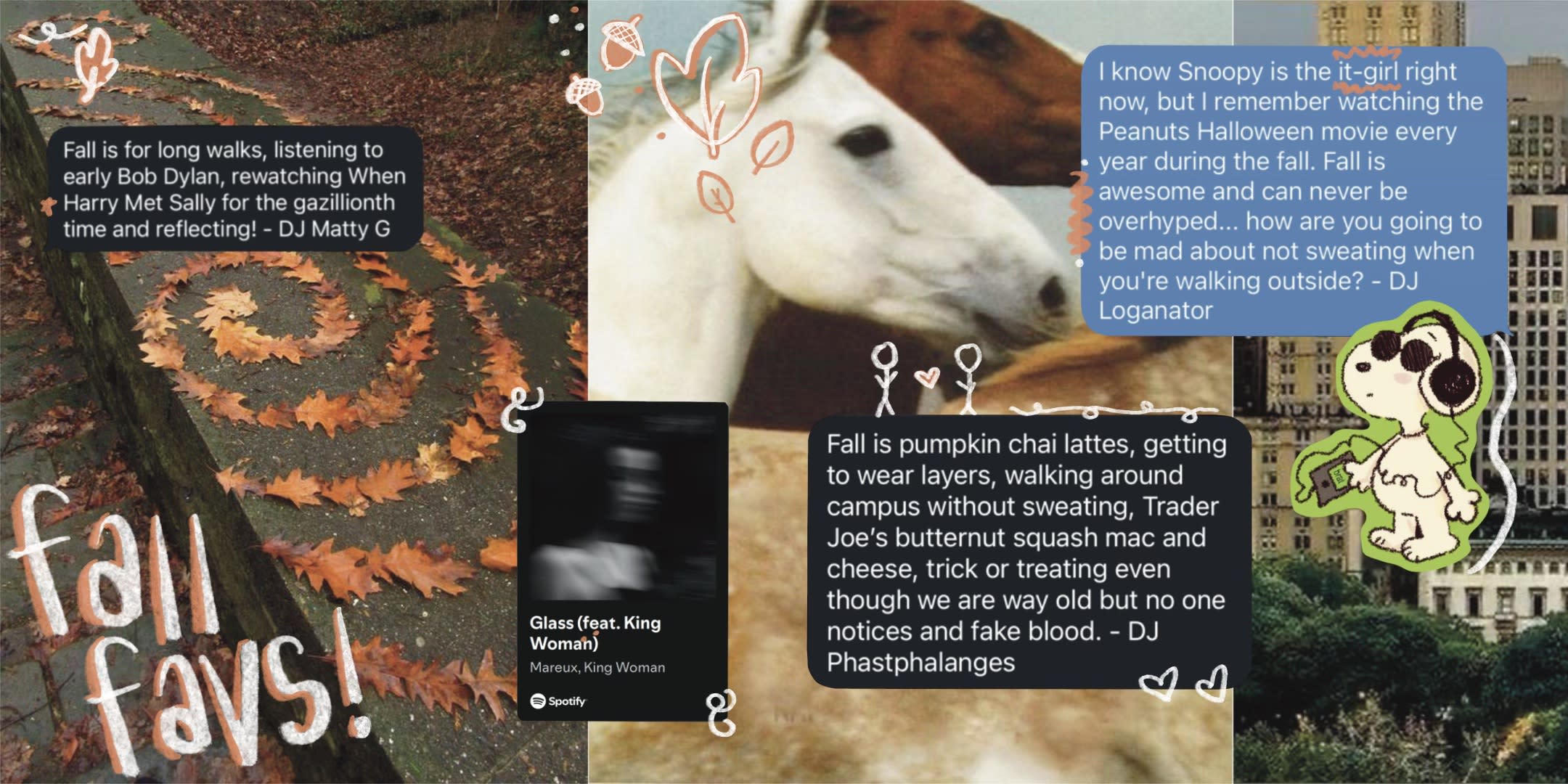 The Shared Fall Experience and Music to Go Along With It