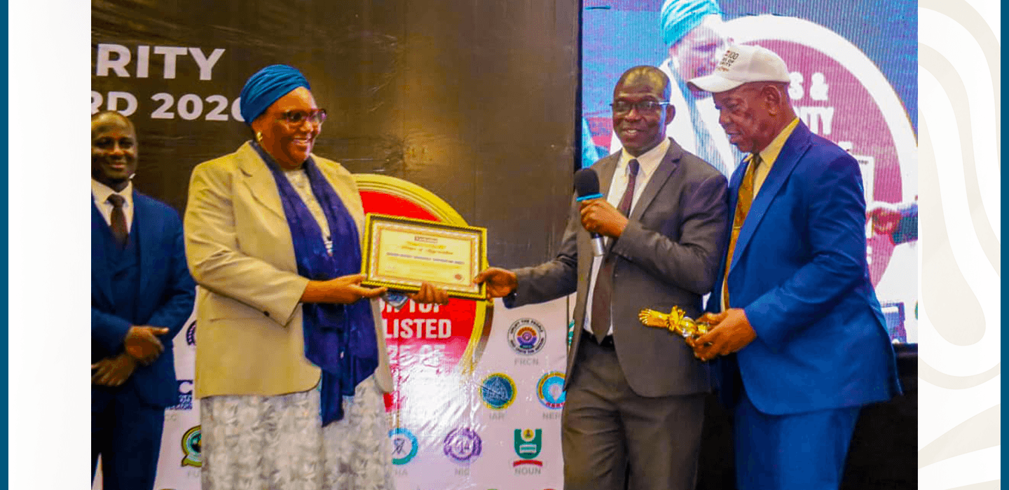 NDIC Clinches Verbatim’ s Pillar of Integrity in Public Service Award