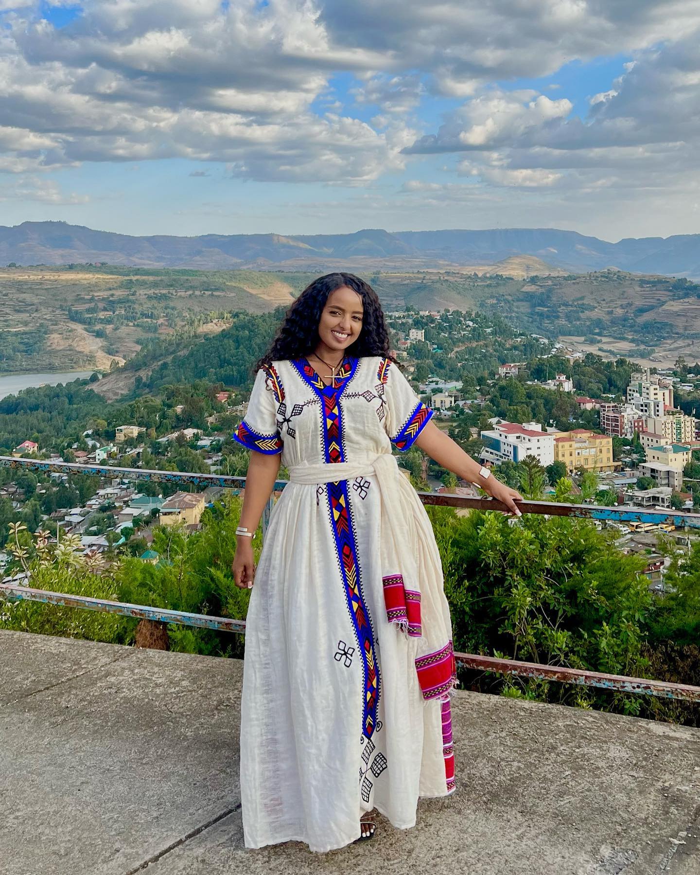 Addisalem getaneh Habesha dress Ethiopian traditional Habesha Dress – YeshiCloth (image 3)