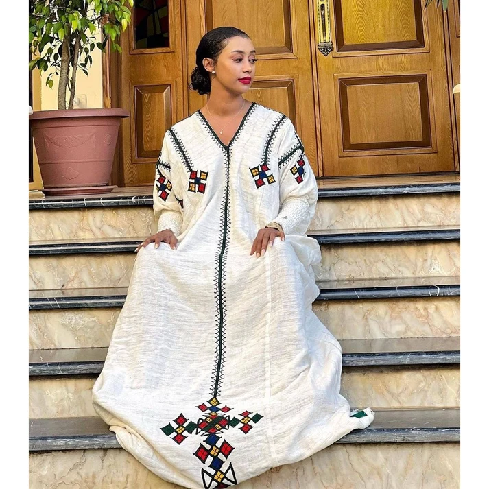 Gonderegna Kemis Ethiopian traditional Habesha clothing – YeshiCloth (image 3)