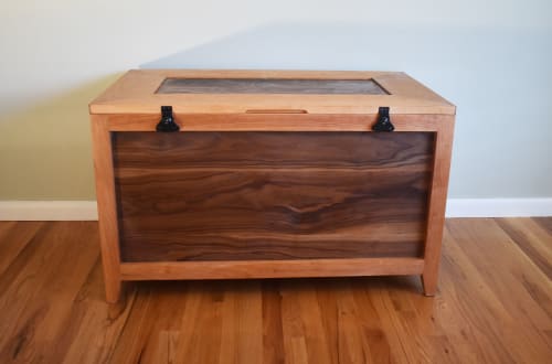 Cherry and Walnut Chest