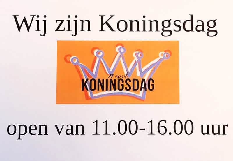 LET OP!  Gewijzigde openingstijden!