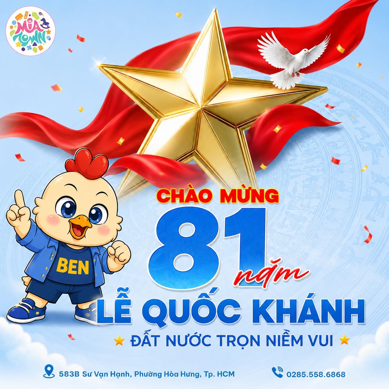 🎉 CHÀO MỪNG 81 NĂM QUỐC KHÁNH 2/9