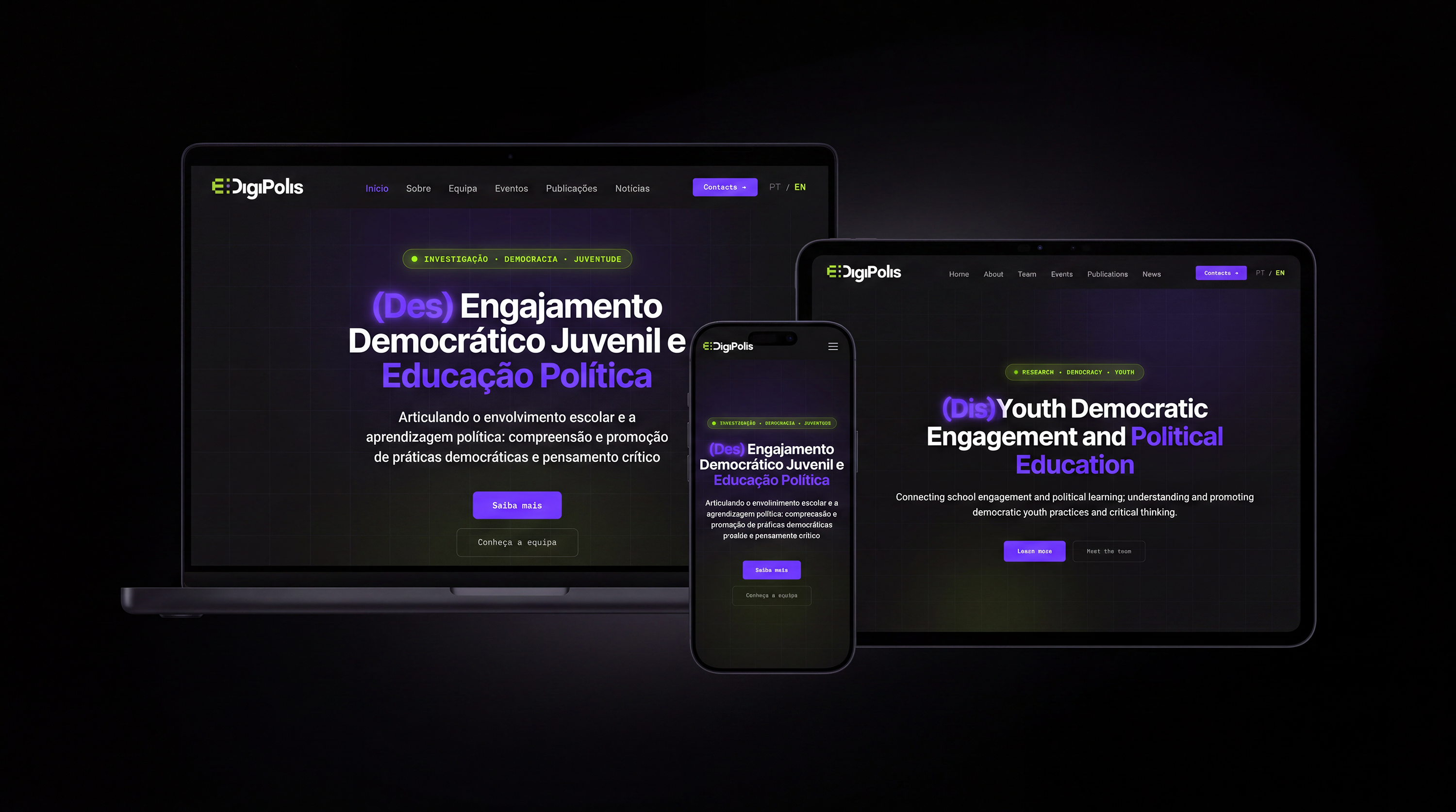 EDigiPolis homepage — full page screenshot