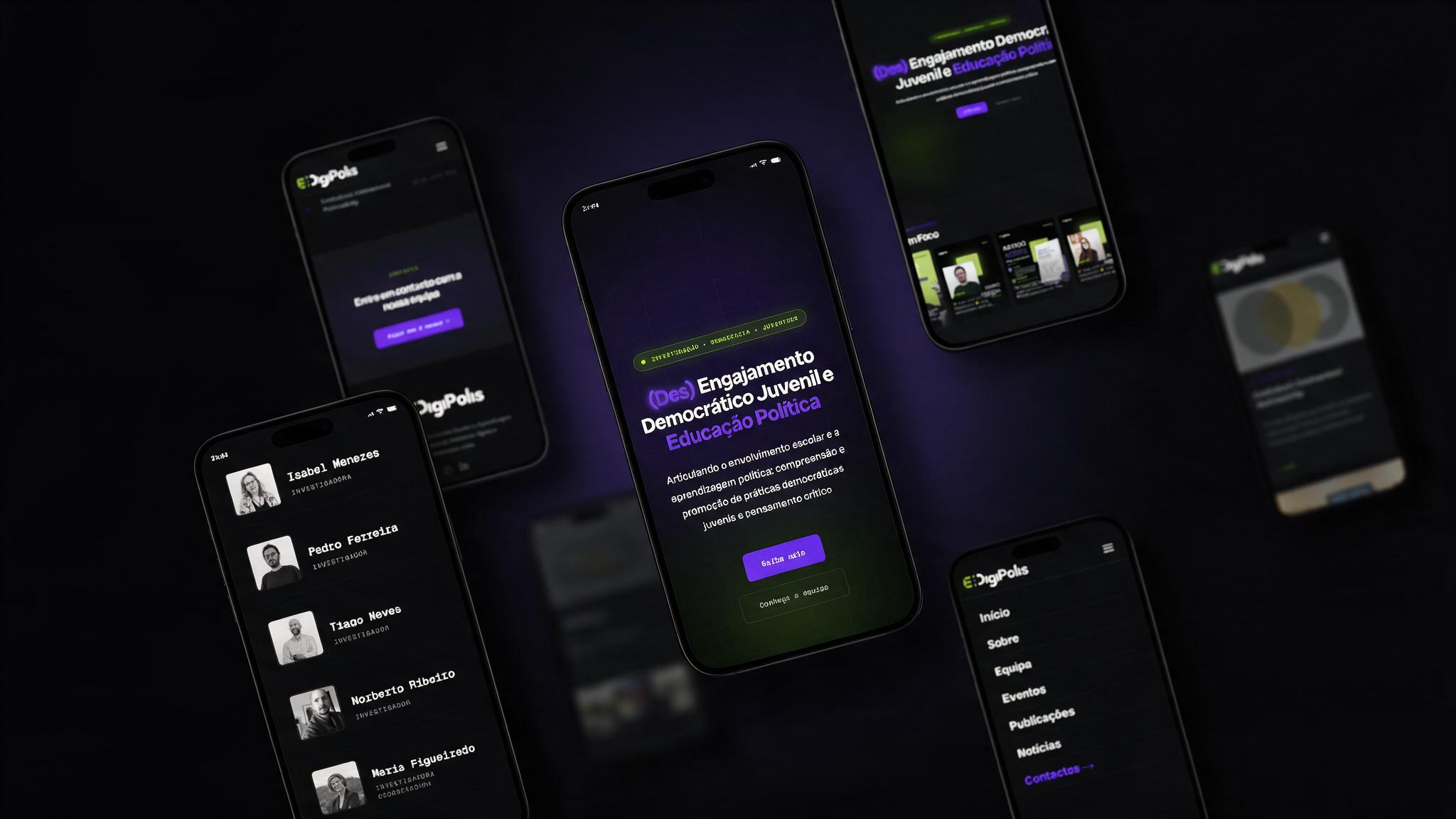 EDigiPolis mobile responsive preview