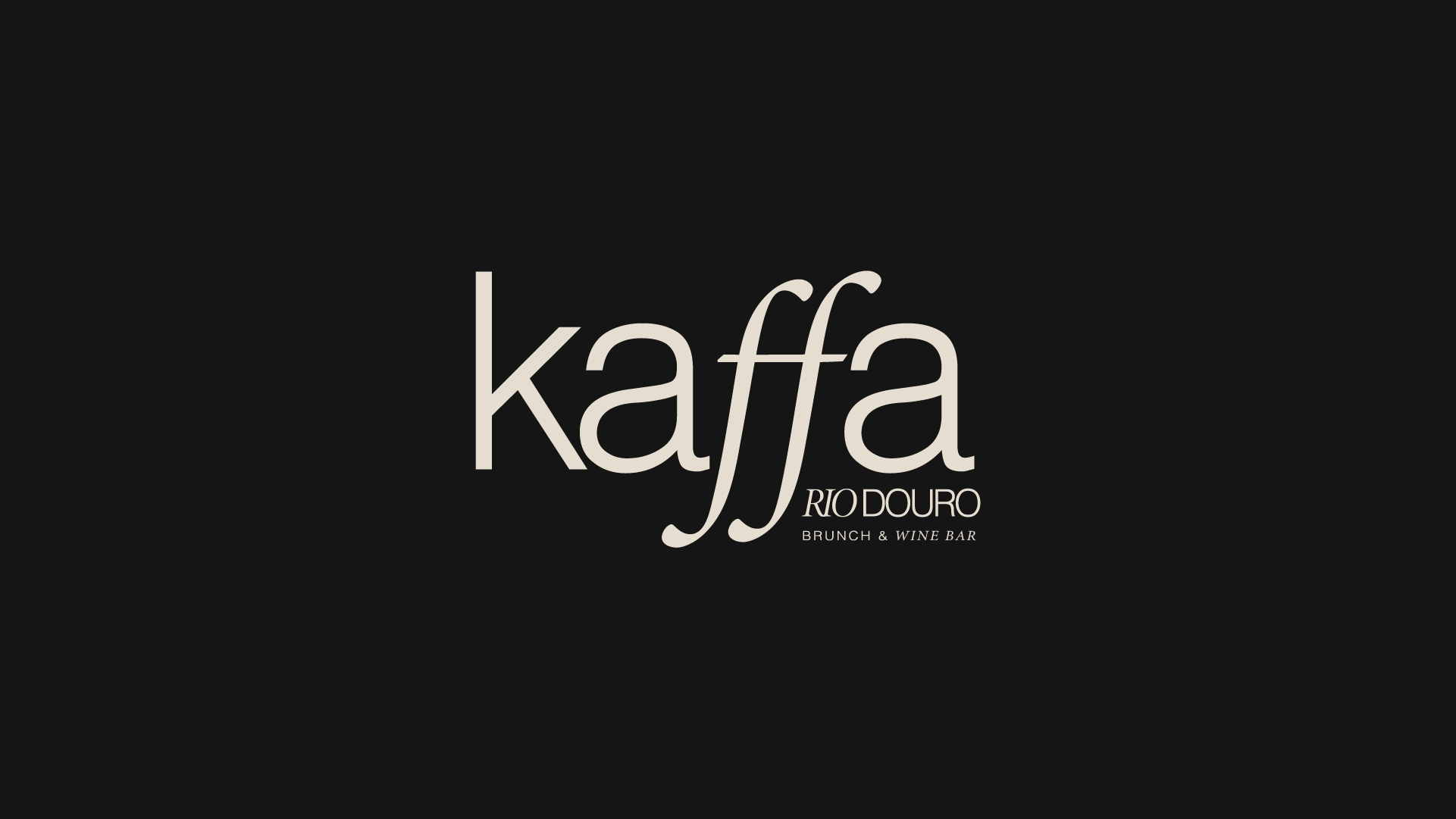 Kaffa logo, final wordmark
