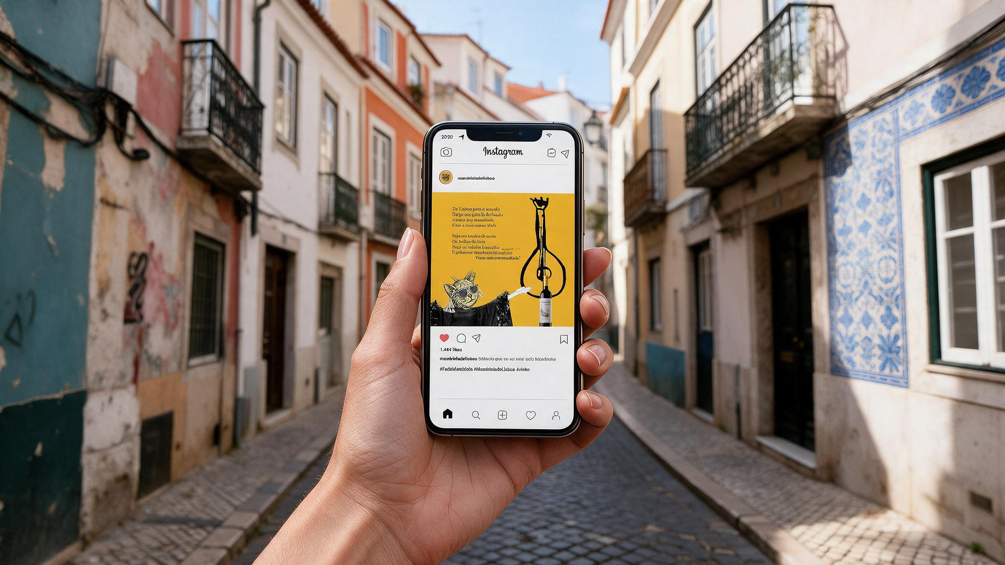 Fado Mandriola Instagram feed mockup