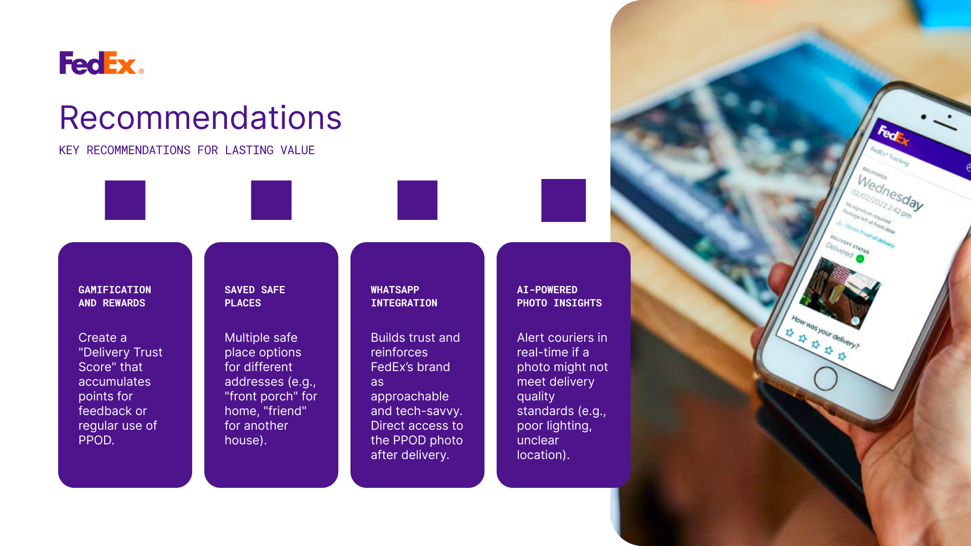 Key recommendations for lasting value