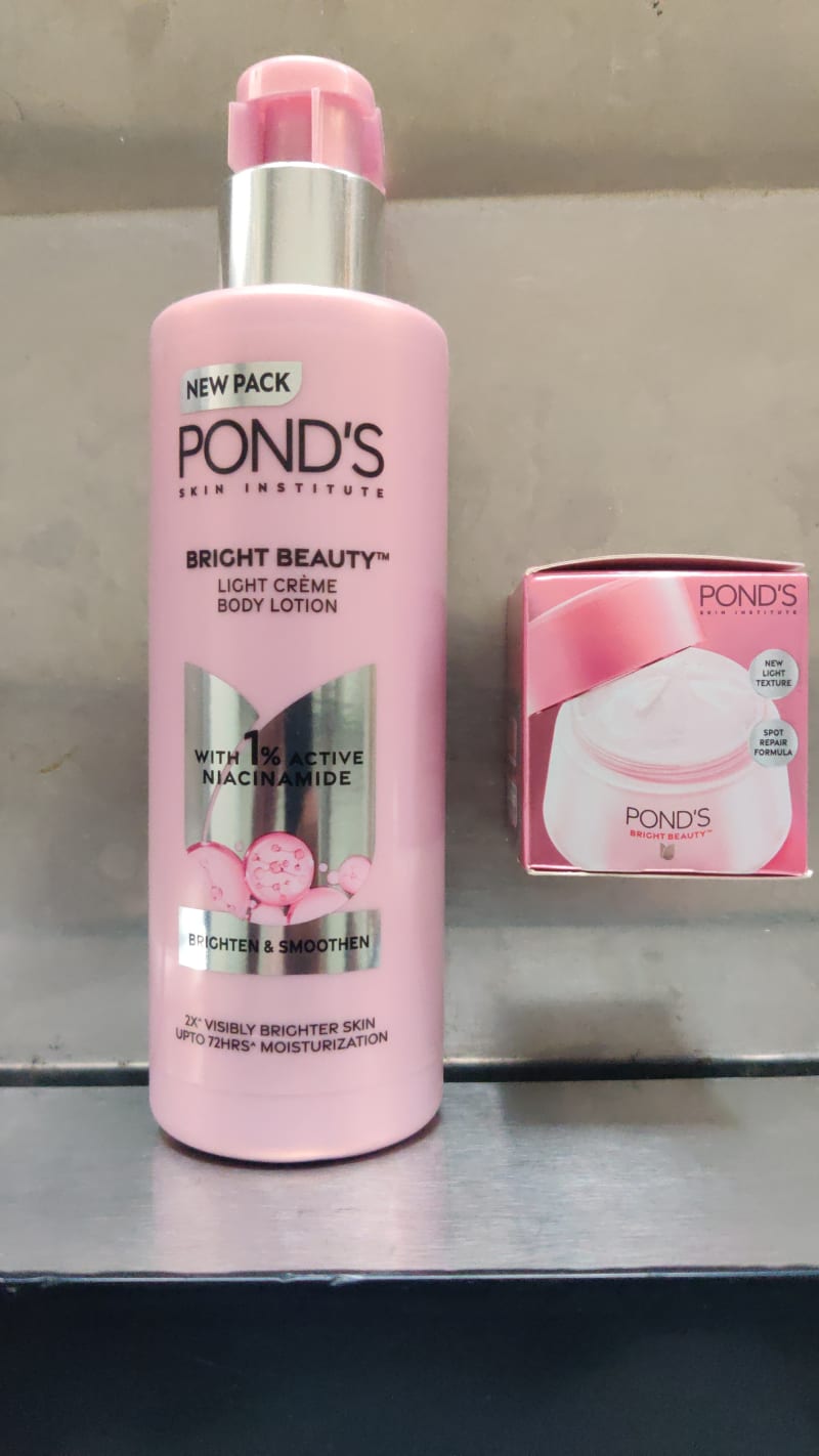 Ponds body lotion+ ponds face cream