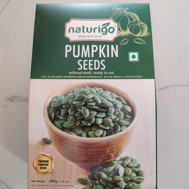 Naturigo pumpkin seeds 200gm
