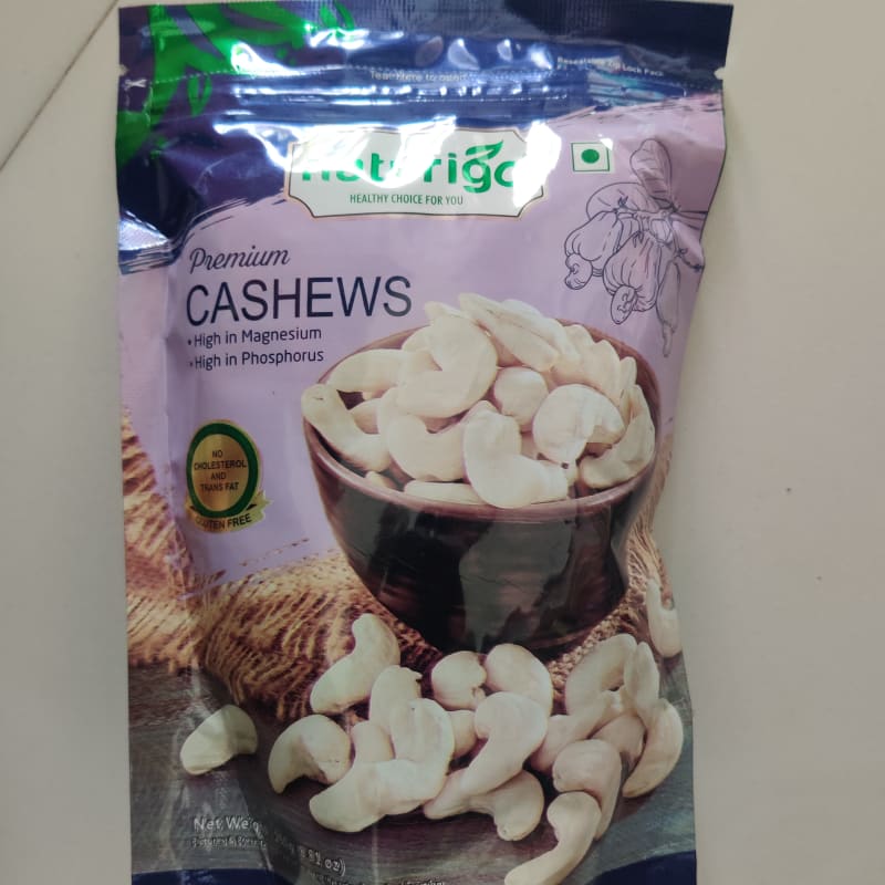 Naturigo cashews 250gm