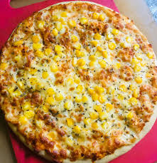 2 sweet corn pizza