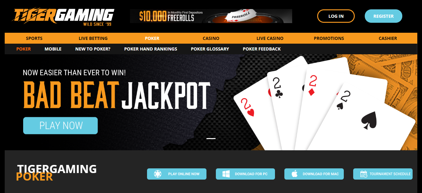 Tiger poker online