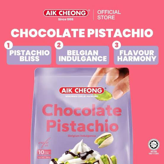 AIK cheong chocolate Pistachio From Malaysia