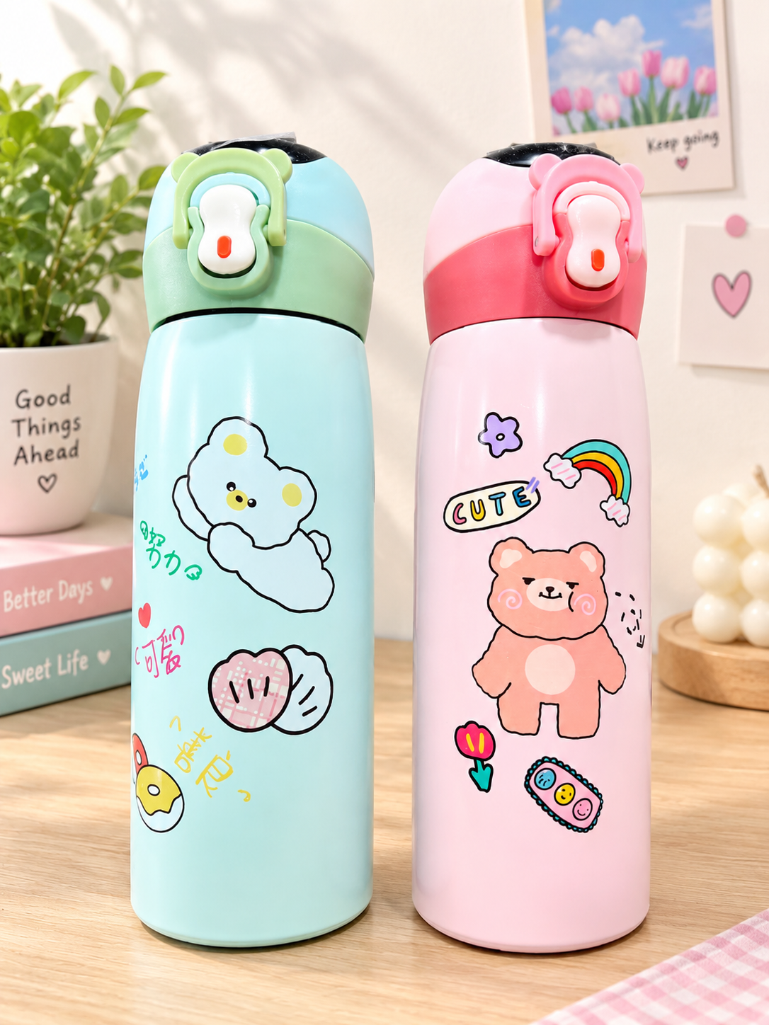 Cute Vacuum Water Bottle