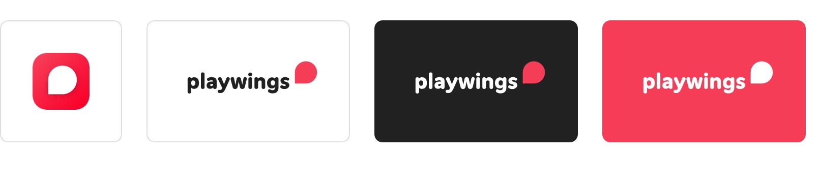 플레이윙즈 로고 샘플