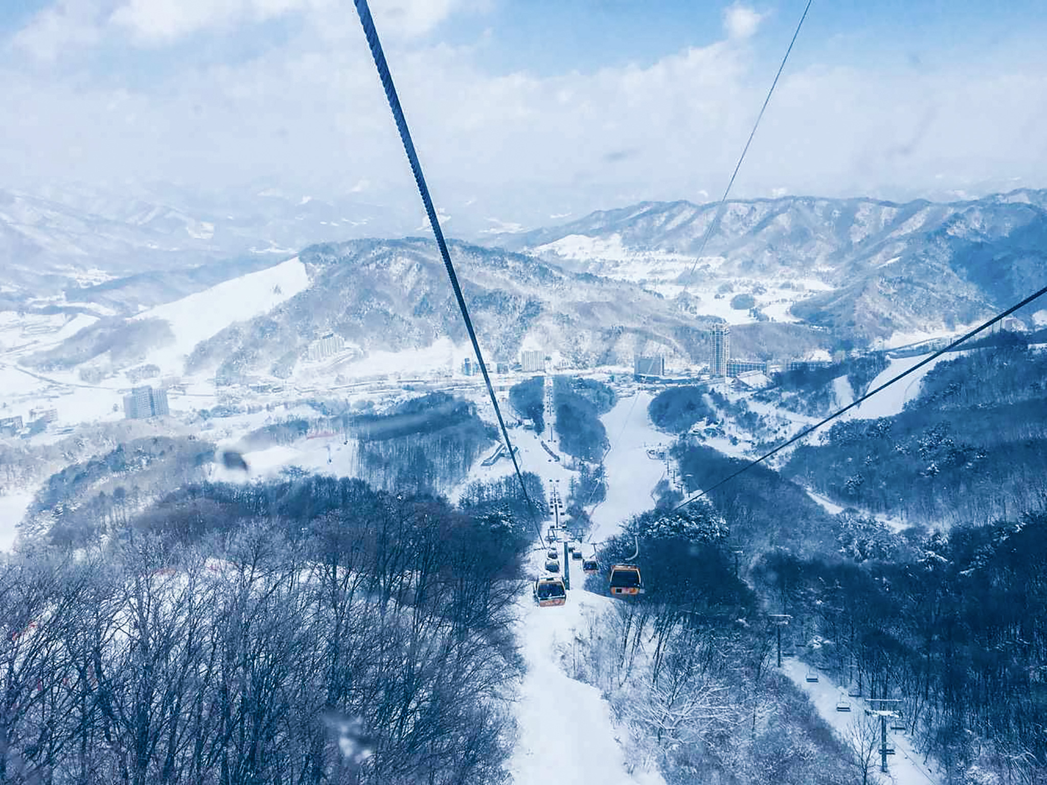 11월, 올림픽 성지에서 스키 타기