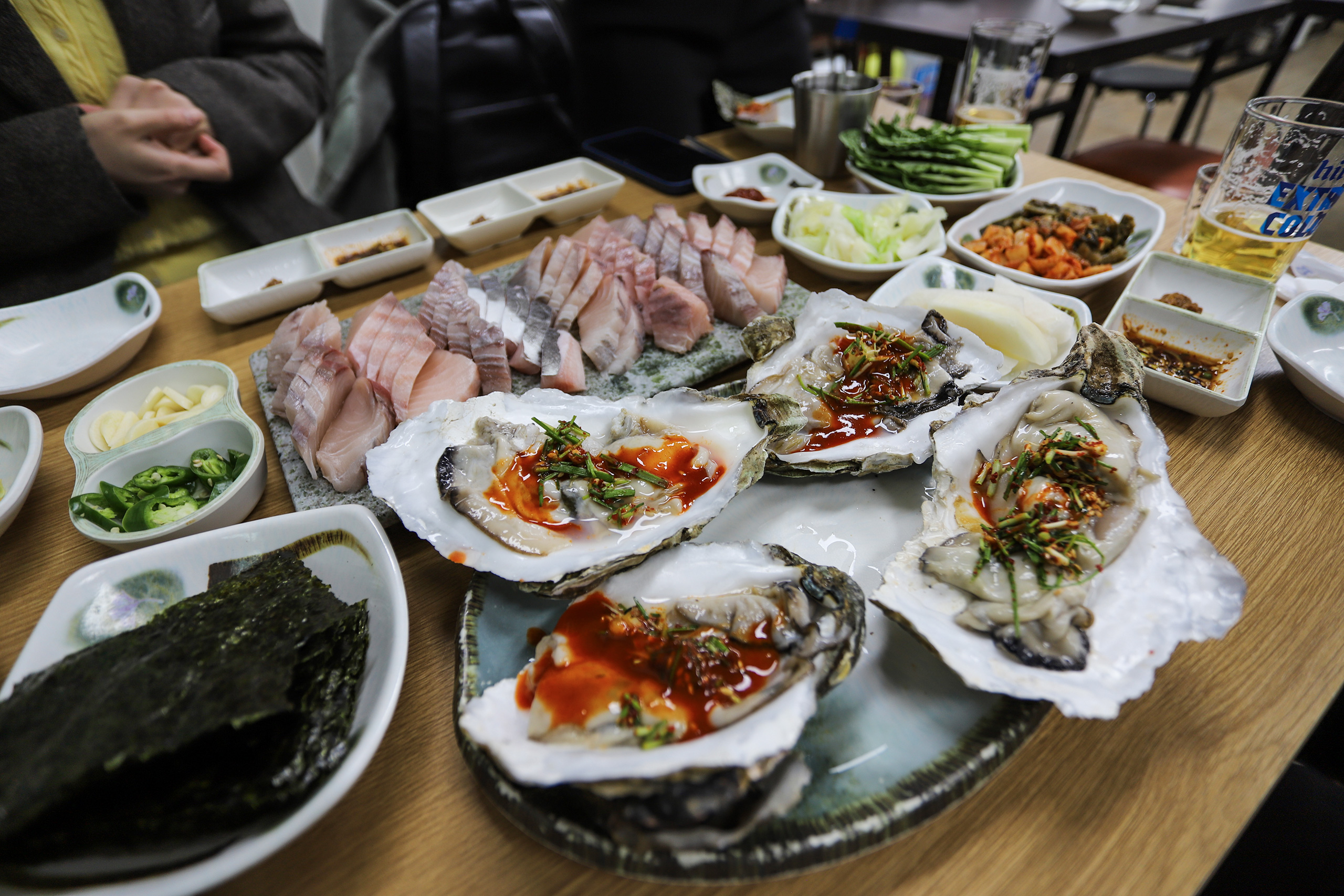 남해바다 벚굴