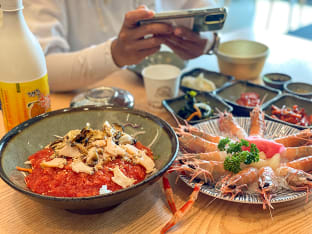 물회, 딱새우회