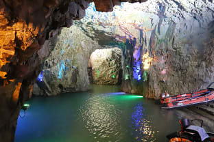 울산동굴 보트