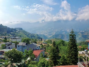 라오까이 사파 숙소 뷰