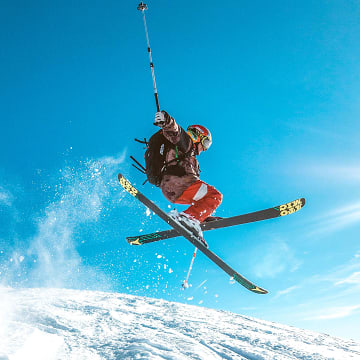 스키를 한 번도 
안 타봤다고요?