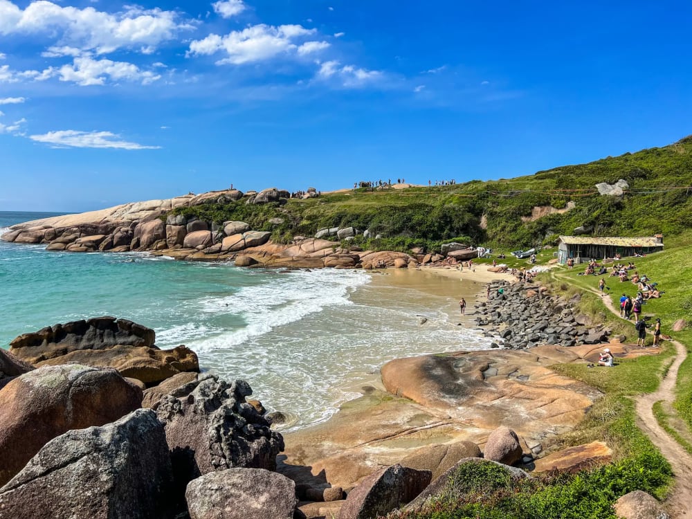 Gravatá Beach in Florianópolis Brazil