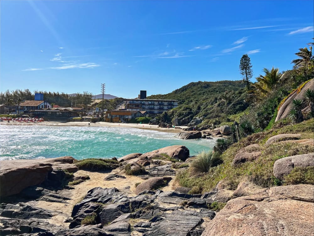 Praia da Joaquina on Santa Catarina Island in Florianópolis Brazil