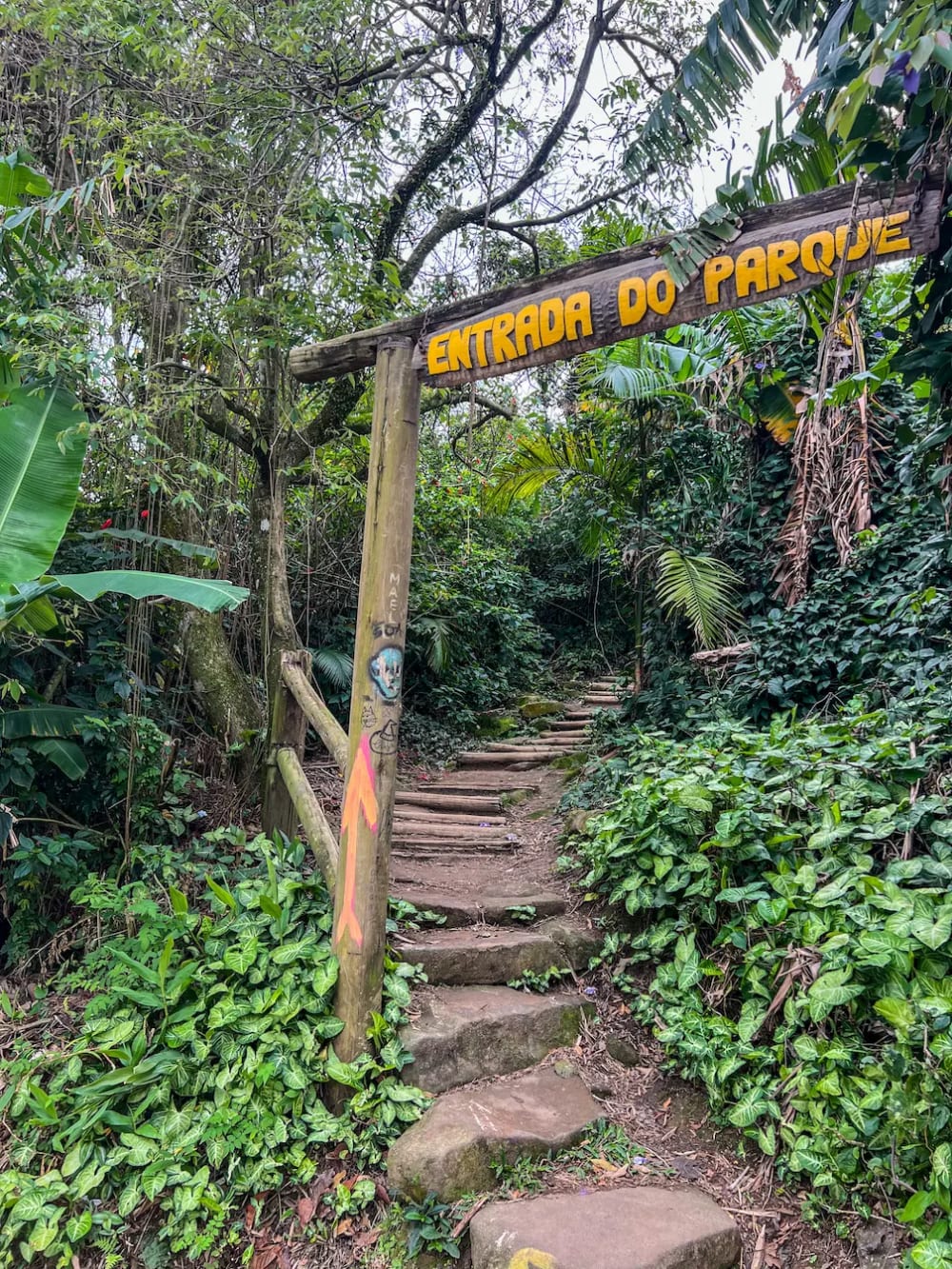 Trilha da Lagoinha do Leste on Santa Catarina Island in Florianópolis Brazil