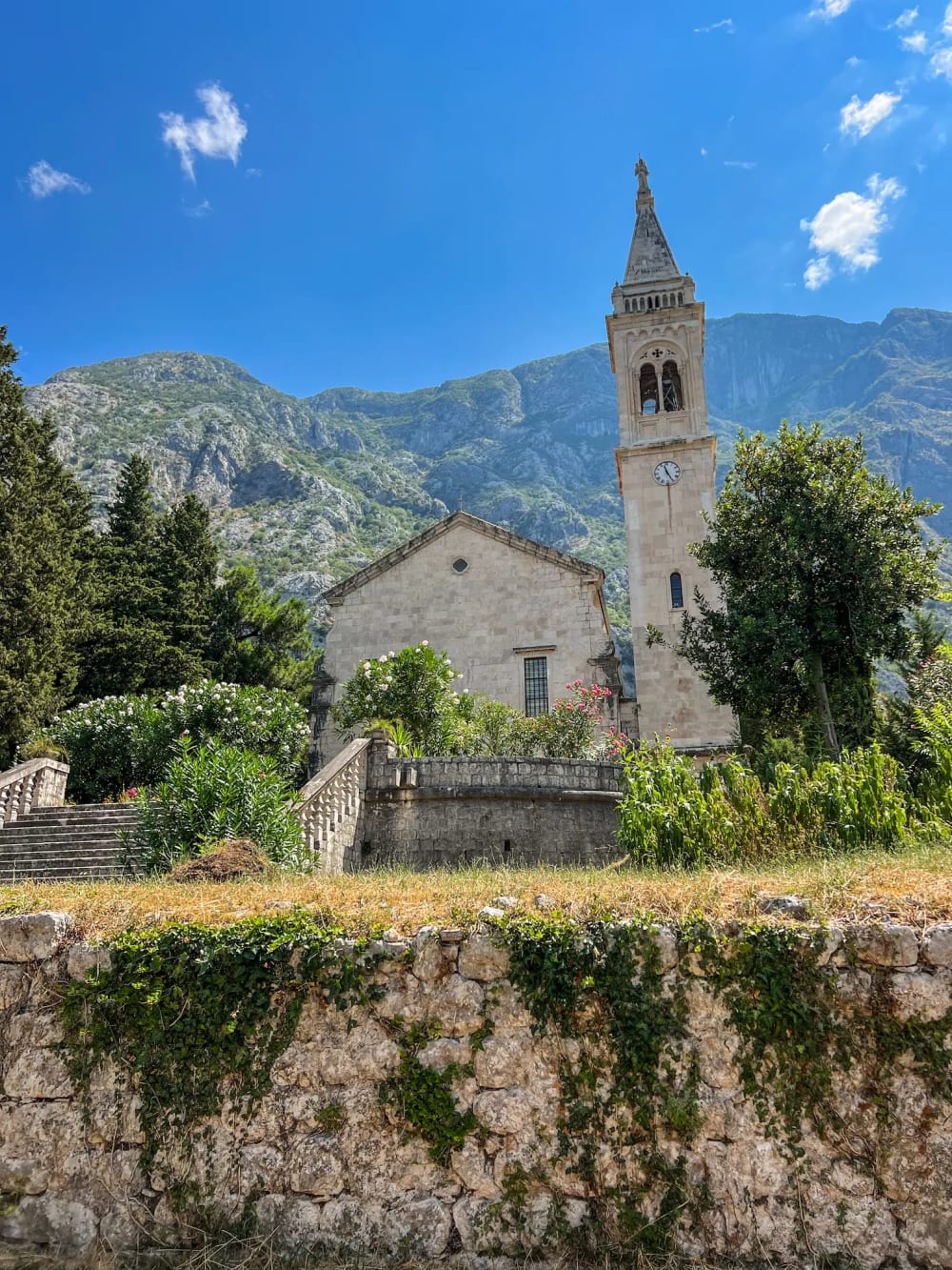 Church of St. Eustachius in Dobrota Montenegro