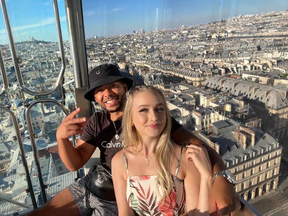 A view over Paris, France