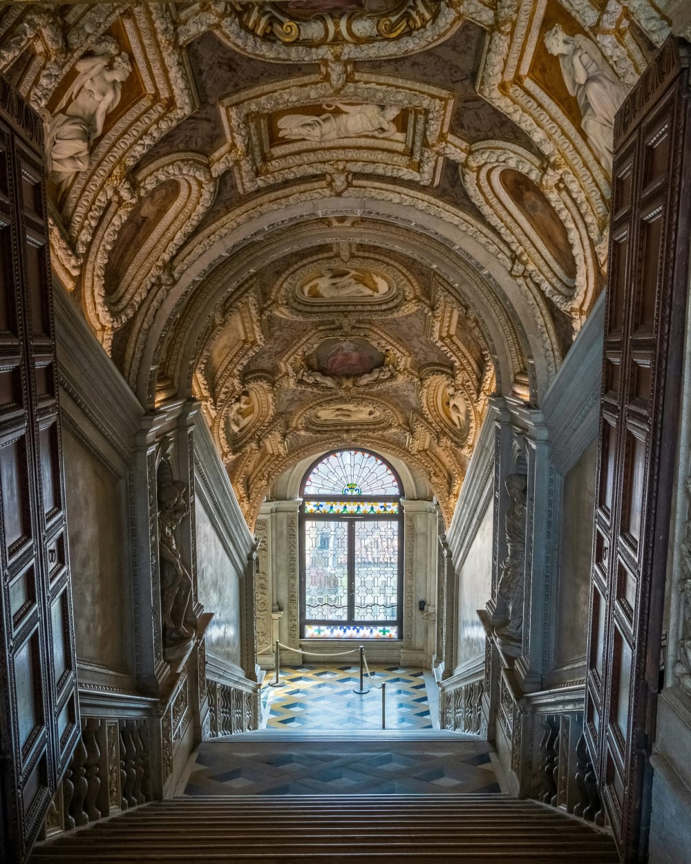 The interior of Doges Palace in Venice, Italy