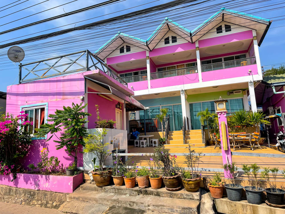 A hotel in Koh Larn island's Na Baan village in Pattaya Thailand