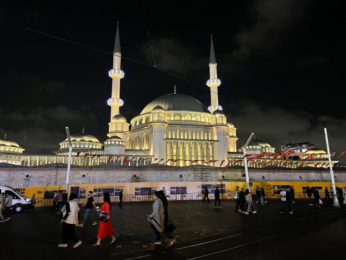 Taksim Mosque in Taksim Square of Istanbul, Turkey