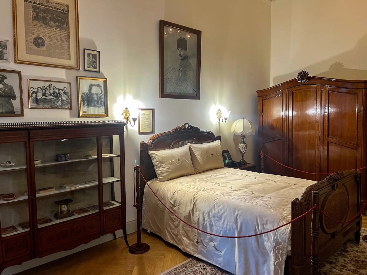 The Mustafa Kemal Atatürk museum in room 101 of the Pera Palace Hotel in Istanbul Turkey