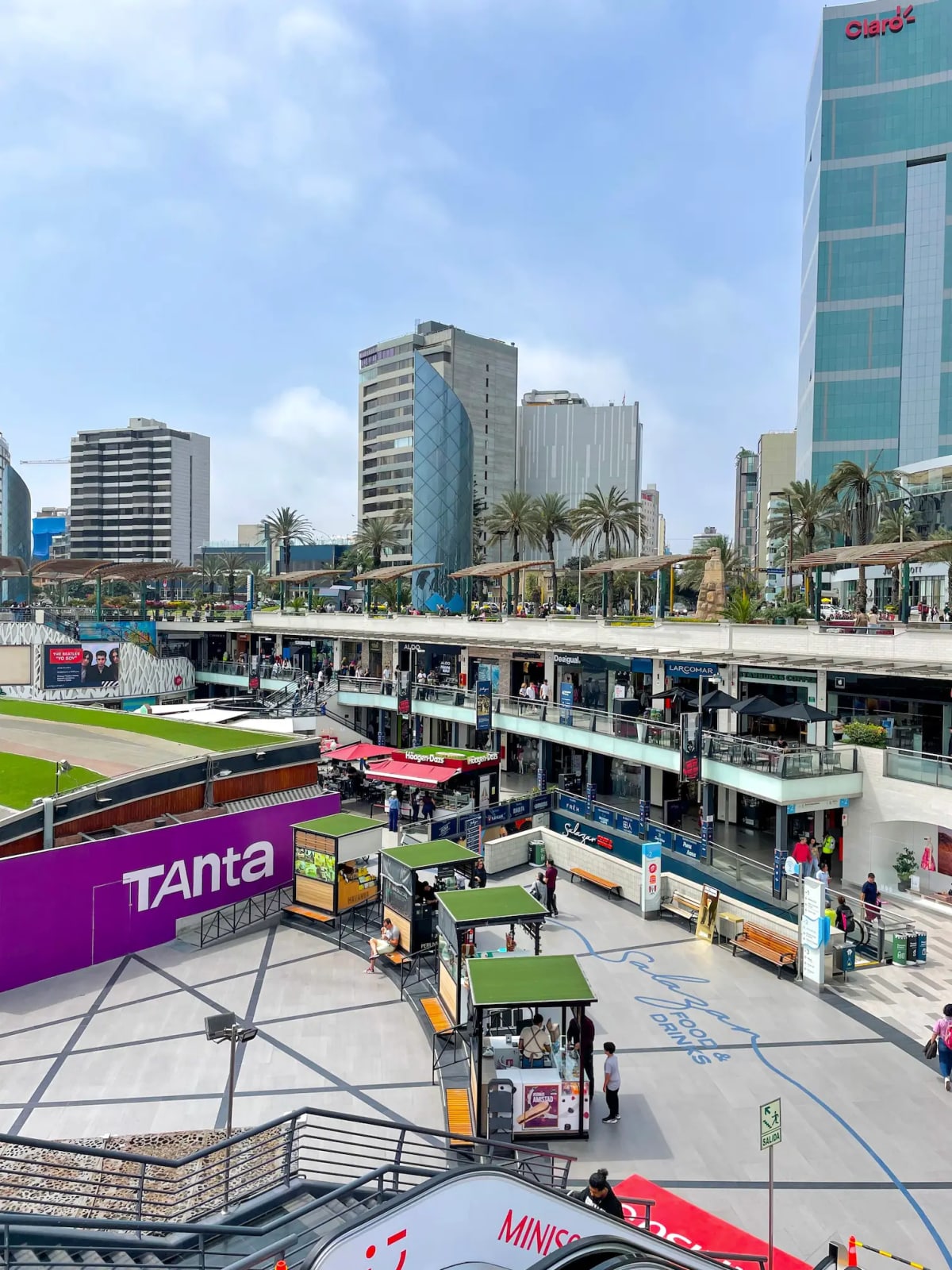 Larcomar Mall in Miraflores in Lima, Peru
