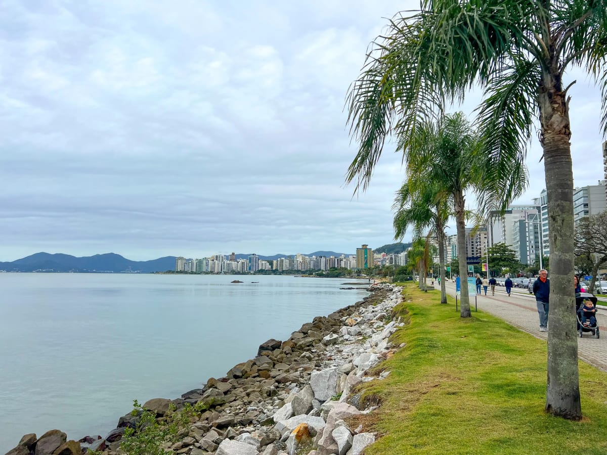 Centro Historico de Florianópolis on Santa Catarina Island in Brazil