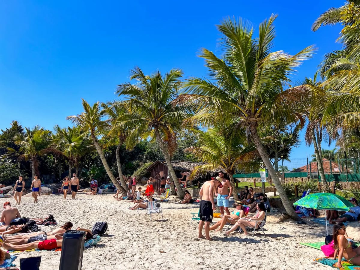 Praia do Gravatá on Santa Catarina Island in Florianópolis Brazil