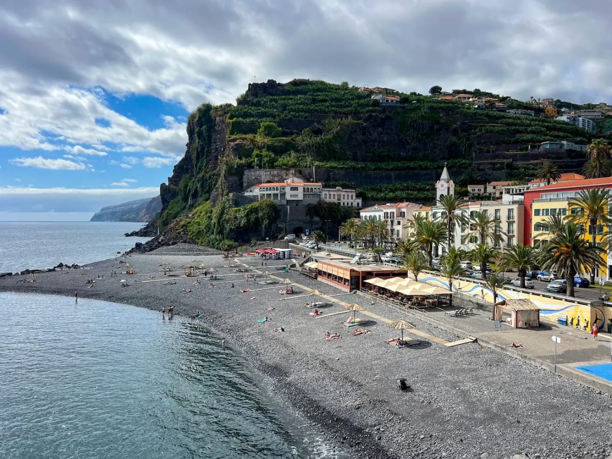 Ponta do Sol Beach on Madeira Island, Portugal