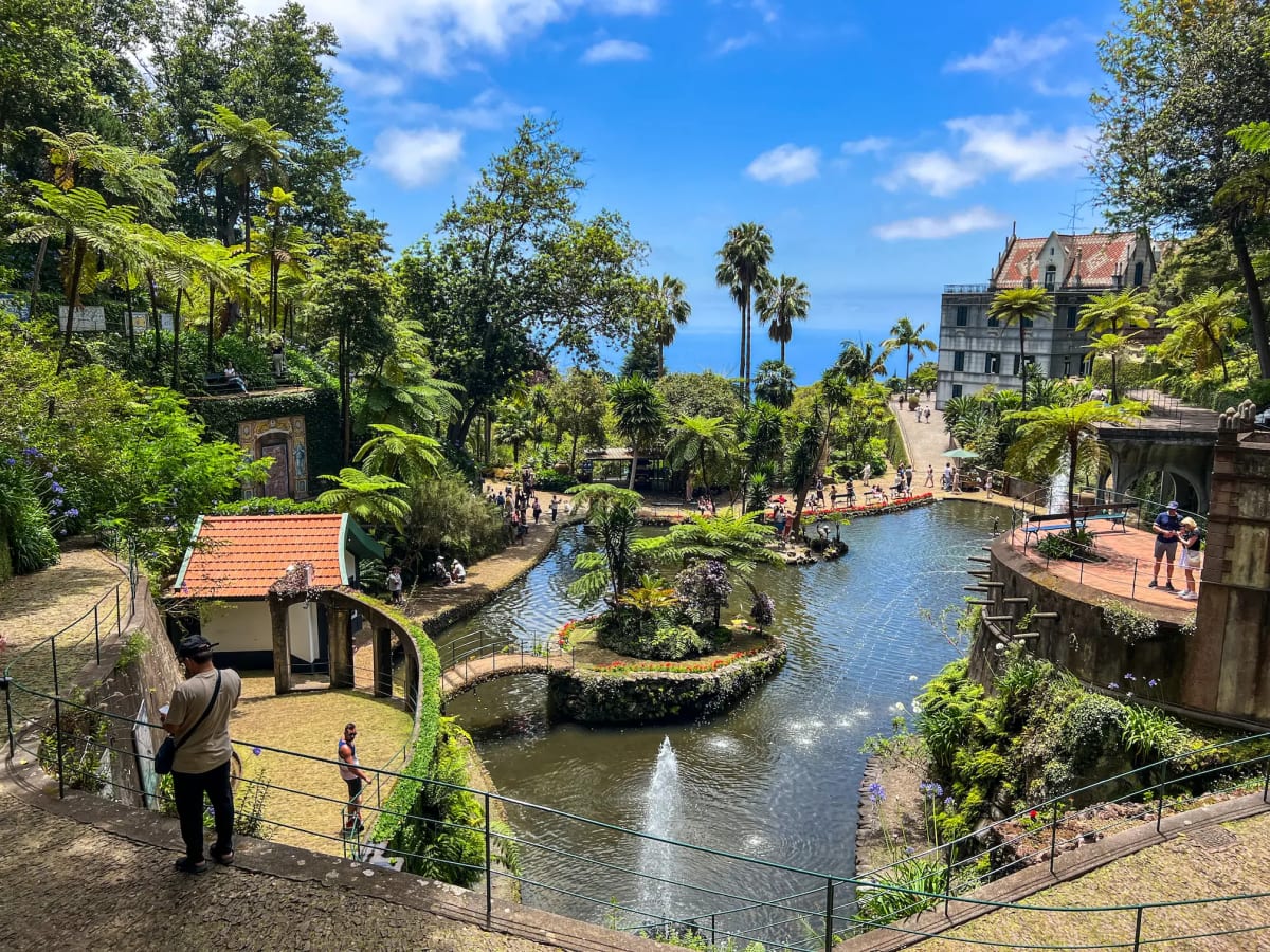 Monte Palace Tropical Gardens in Monte on Madeira Island
