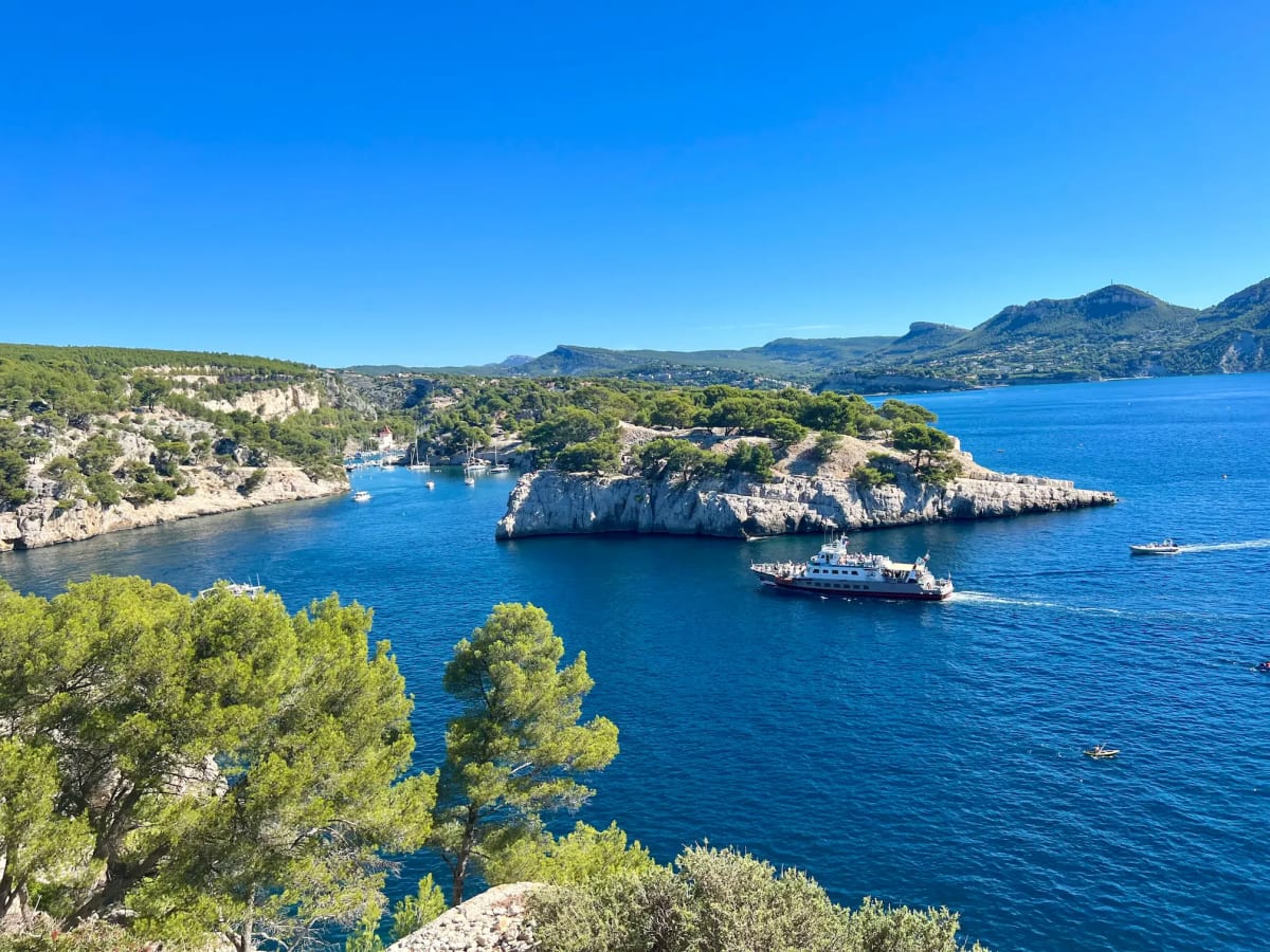 Sea views at Calanques National Park in the South of France