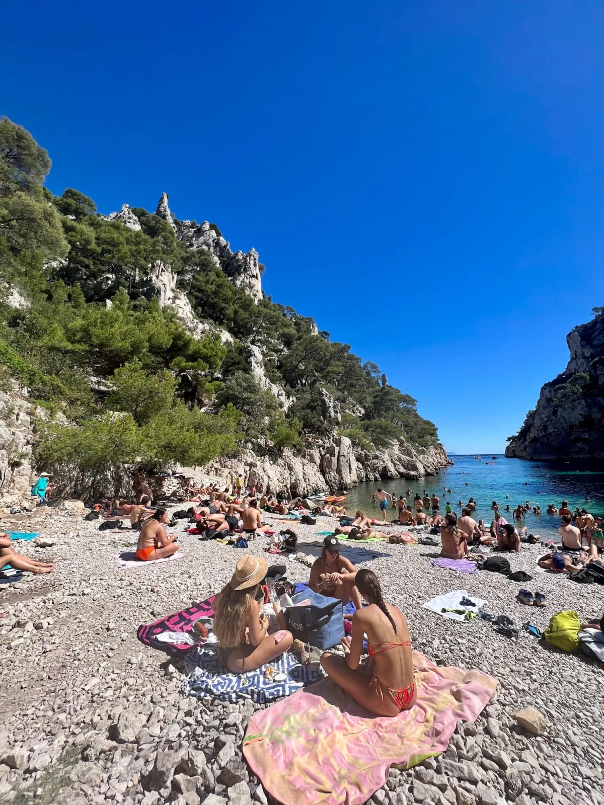 Calanque d'En Vau at the Calanques National Park in the South of France